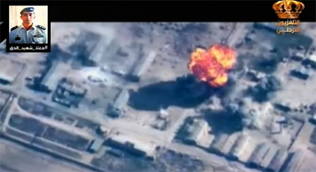 Jordania bombardea posiciones terroristas El rey de Jordania promete erradicar a Daesh